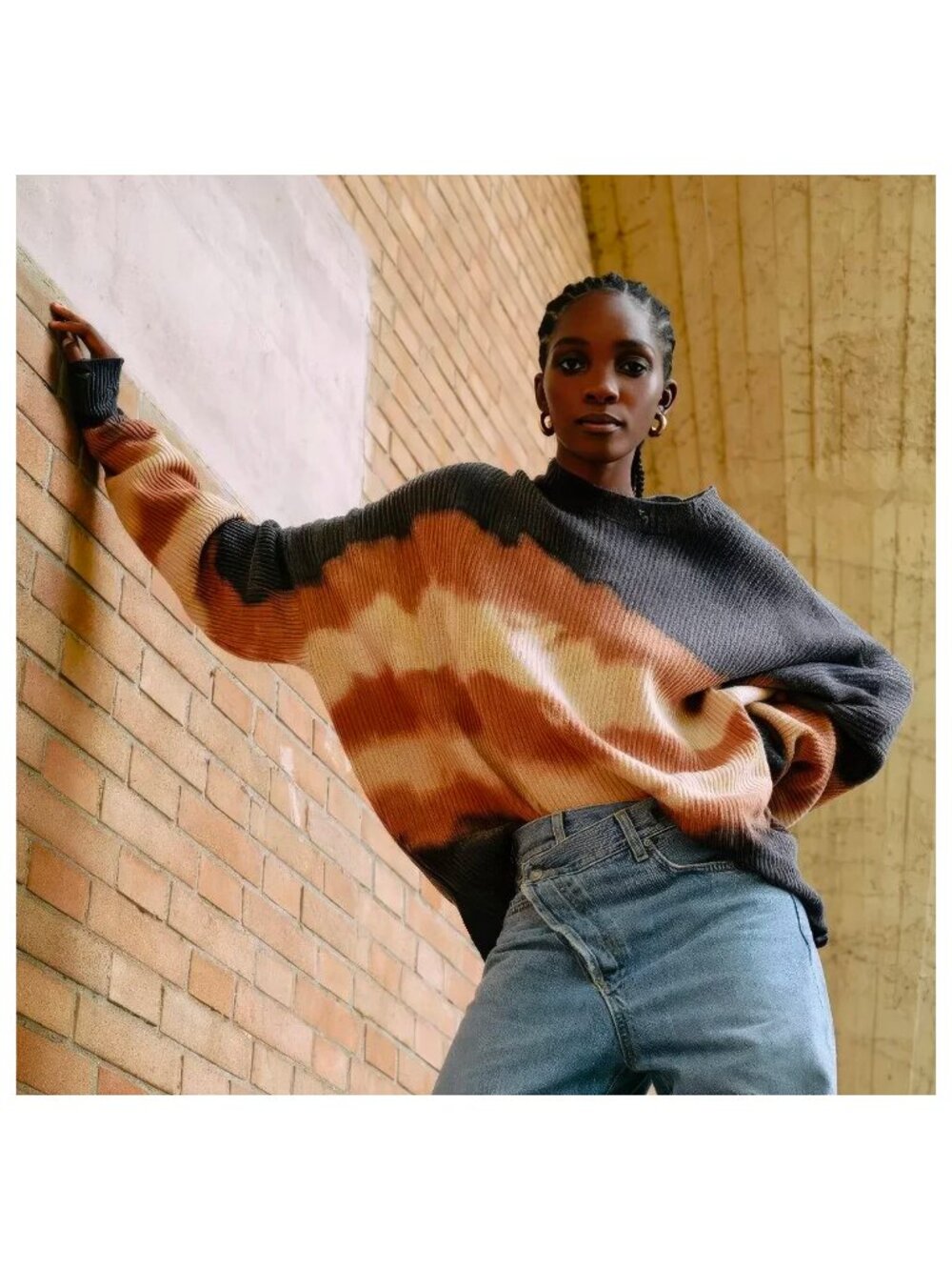Pinko Oversized Tie-Dye Effect Sweater
